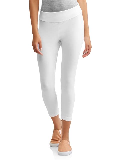 Dellytop Womens Casual Elastic Waist Solid Color 3/4 Summer <strong>Capri</strong> Pants. . Walmart capri leggings